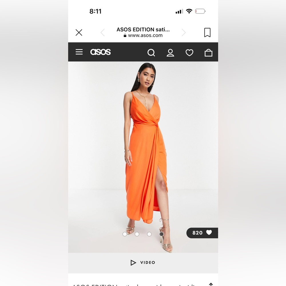Orange dress 🍊
